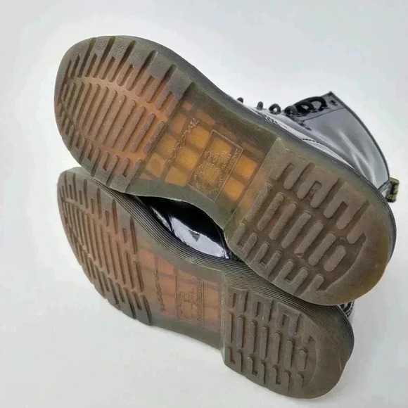 Dr. Martens 1460 Patent Leather Black Boots - 8 - Picture 3 of 10